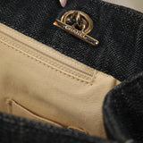 Extremely Rare Limited Edition Chanel Denim Embroidered Tote