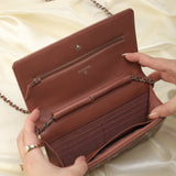 Chanel Patent Wallet on Chain