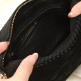 Chanel Suede Whipstitch Camera Bag