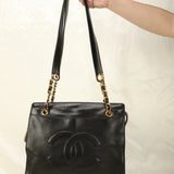 Chanel Lambskin Tote Bag