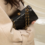 Rare Chanel Lambskin Mini Chain Bag