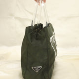 Rare Prada Nylon Lucite Tote Bag