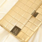 Rare Chanel Metallic Lambskin Chocolate Bar