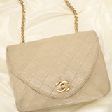 Chanel Lambskin Half Flap