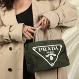 Rare Prada Nylon Lucite Tote Bag