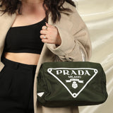 Rare Prada Nylon Lucite Tote Bag