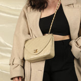Chanel Lambskin Half Flap