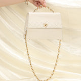 Rare Chanel Lambskin Trapezoid