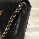 Chanel Lambskin Half Flap