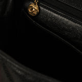 Chanel Caviar Top Handle Flap Bag