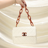 Rare Chanel Lambskin Tortoiseshell Flap Bag