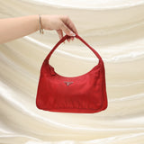 Prada Nylon Red Hobo