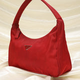 Prada Nylon Red Hobo