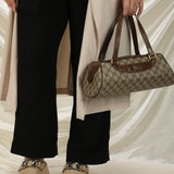 Gucci Monogram Barrel Bag