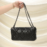 Chanel Caviar Single Flap Shoulder Bag