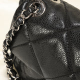 Chanel Caviar Single Flap Shoulder Bag