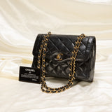 Chanel Lambskin Two-Tone Flap Bag