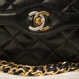Chanel Lambskin Two-Tone Flap Bag