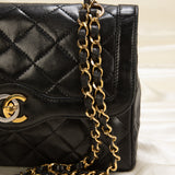 Chanel Lambskin Two-Tone Flap Bag