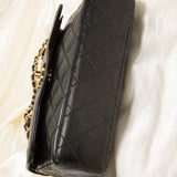 Chanel Lambskin Two-Tone Flap Bag