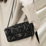 Chanel Caviar Single Flap Shoulder Bag