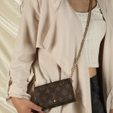 Louis Vuitton Short Wallet on Chain