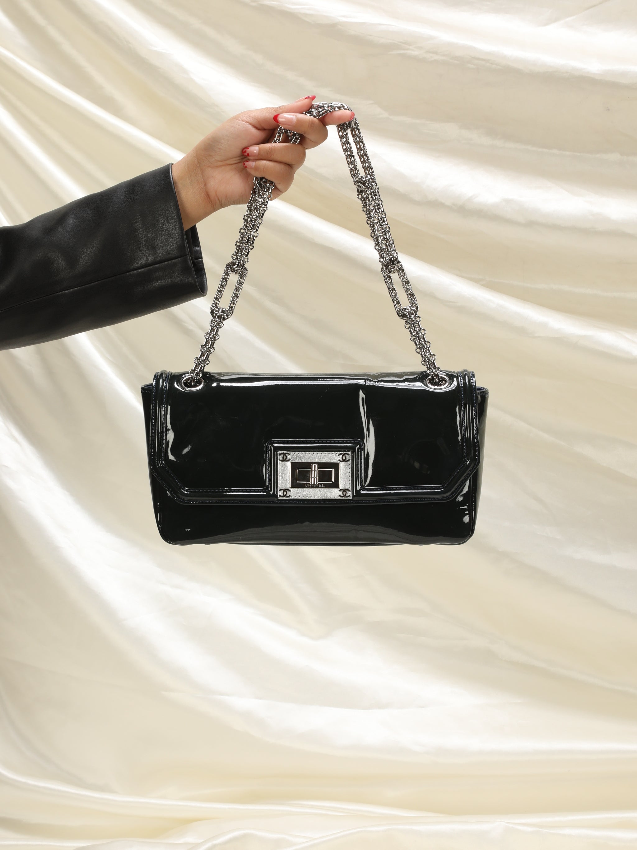 Chanel Patent Chain Bag