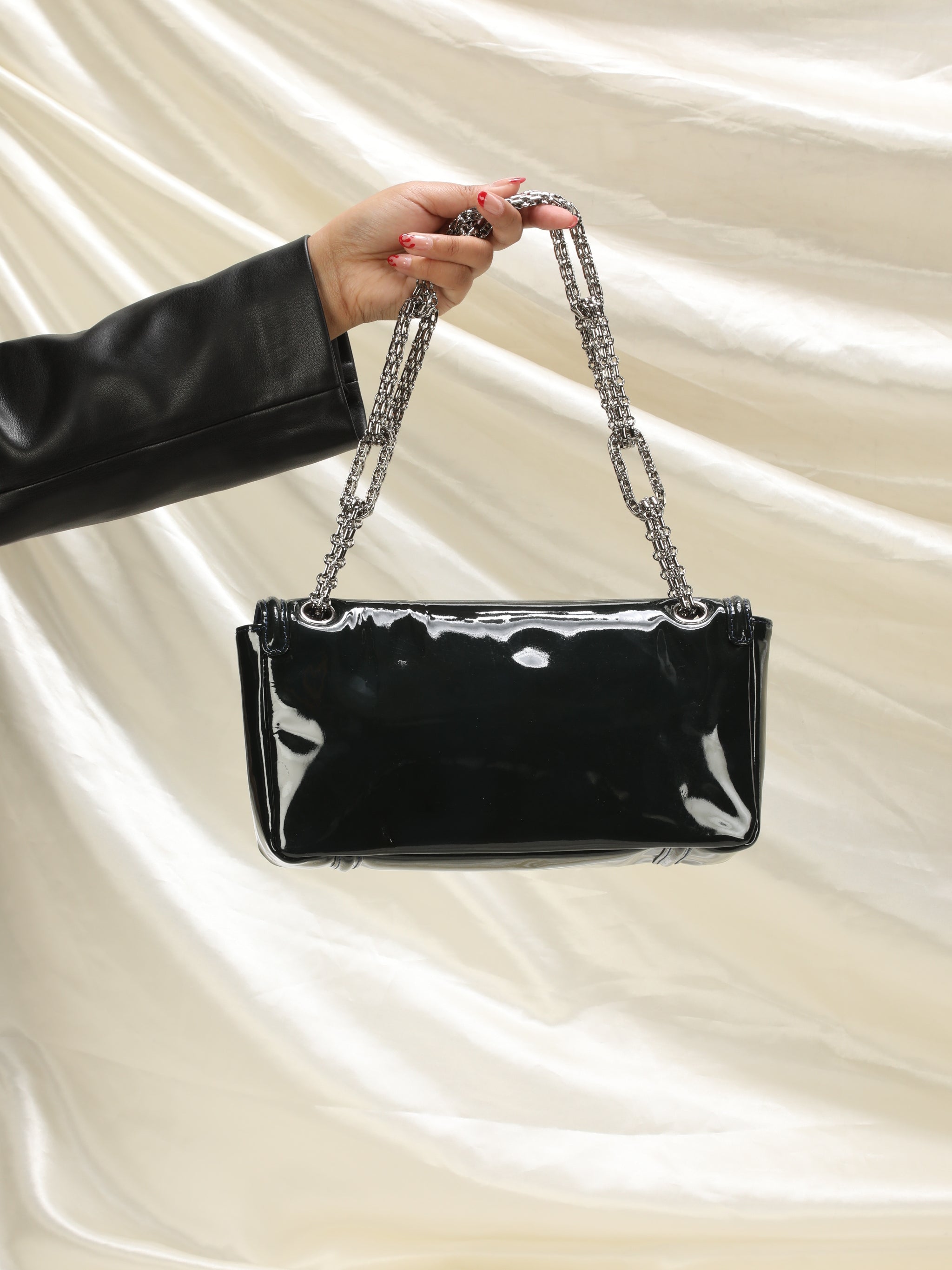 Chanel Patent Chain Bag