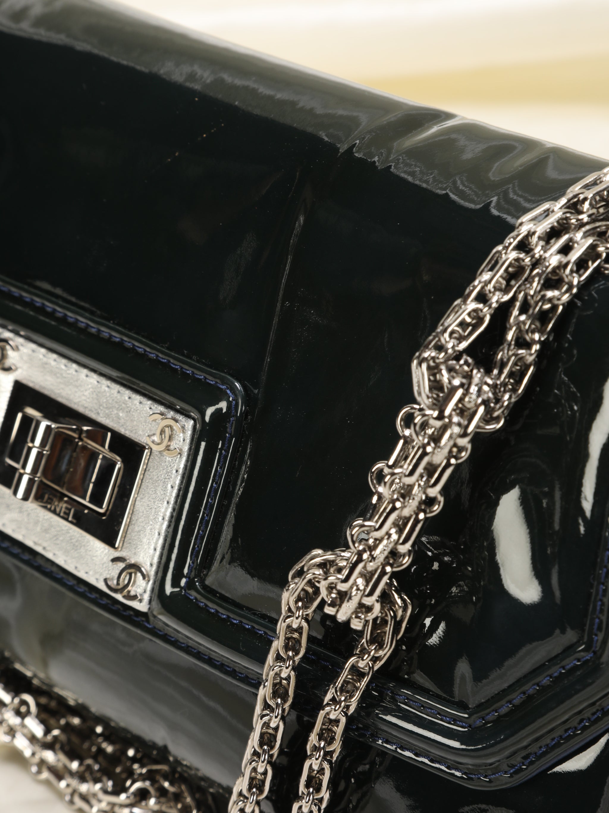 Chanel Patent Chain Bag