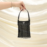 Extremely Rare Prada Beaded and Silk Mini Bag