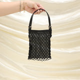 Extremely Rare Prada Beaded and Silk Mini Bag