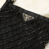 Extremely Rare Prada Beaded and Silk Mini Bag