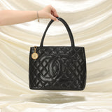 Chanel Medallion Caviar Tote