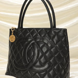 Chanel Medallion Caviar Tote