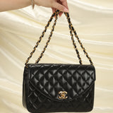 Chanel Lambskin Half Flap