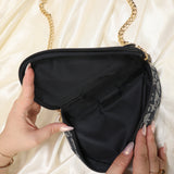 Dior Mini Saddle Pouch on Chain