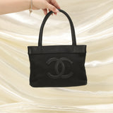 Chanel Linen & Lambskin Mini Tote