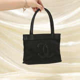 Chanel Linen & Lambskin Mini Tote