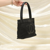 Chanel Linen & Lambskin Mini Tote