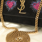 Limited Edition YSL Small Kate Hearts Bag