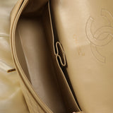 Chanel Lambskin Medium Beige Classic Flap