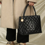 Chanel Medallion Caviar Tote