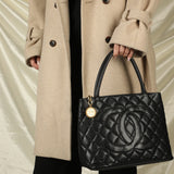 Chanel Medallion Caviar Tote