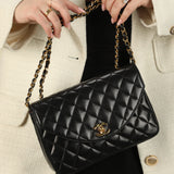 Chanel Lambskin Half Flap