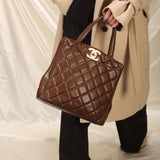 Chanel Caviar XL Logo Tote