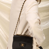 Extremely Rare Chanel Satin Mini Half Flap