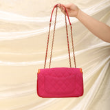 Rare Chanel Timeless Jersey and Lambskin Flap Bag