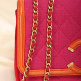Rare Chanel Timeless Jersey and Lambskin Flap Bag
