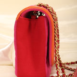 Rare Chanel Timeless Jersey and Lambskin Flap Bag
