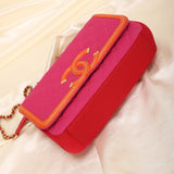 Rare Chanel Timeless Jersey and Lambskin Flap Bag